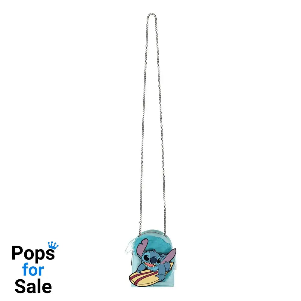 Lilo & Stitch Micro Bag Coin Purse with Keychain Stitch Surfing