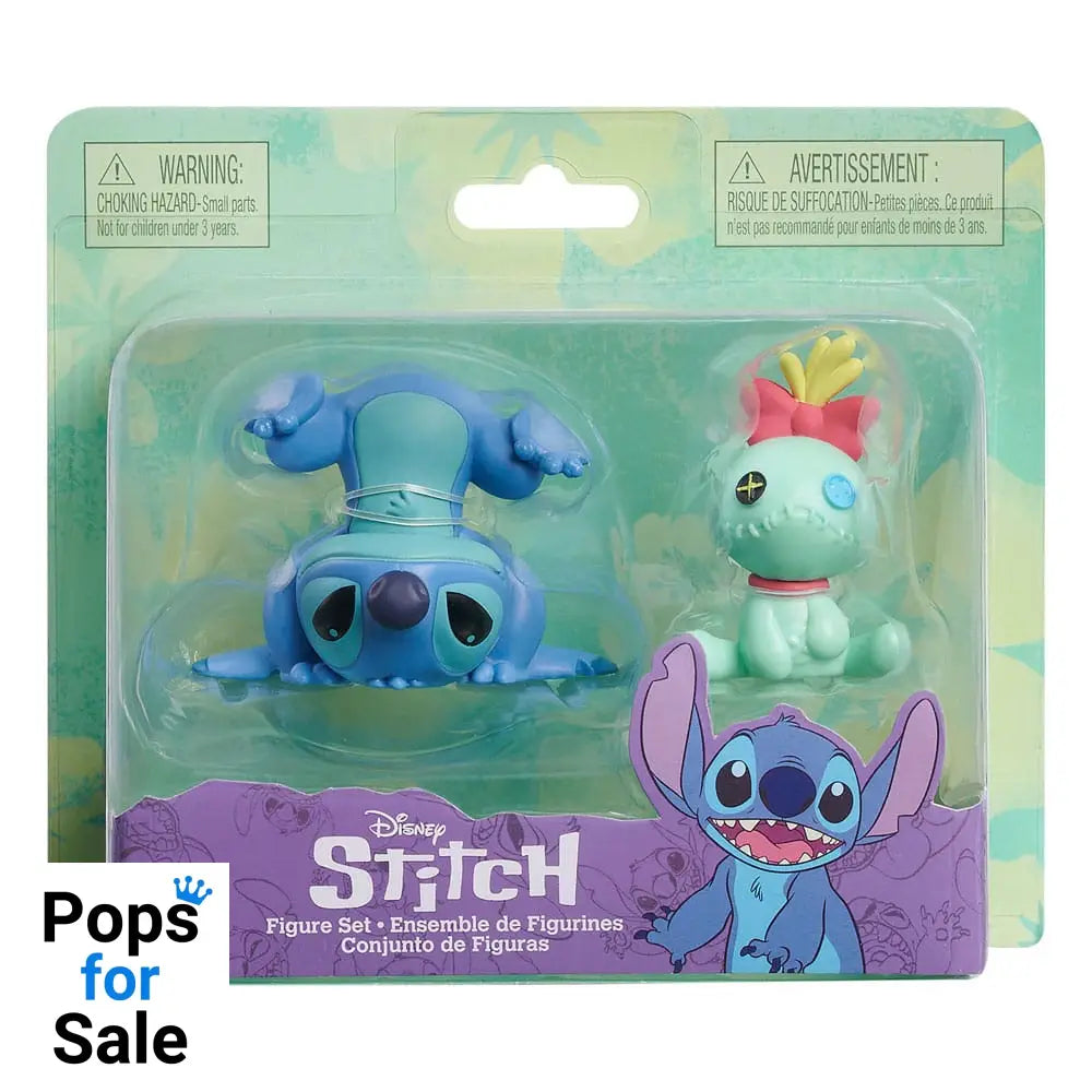 Lilo & Stitch Mini Figure 2-Pack Scrump & Upside Down Stitch 7 cm