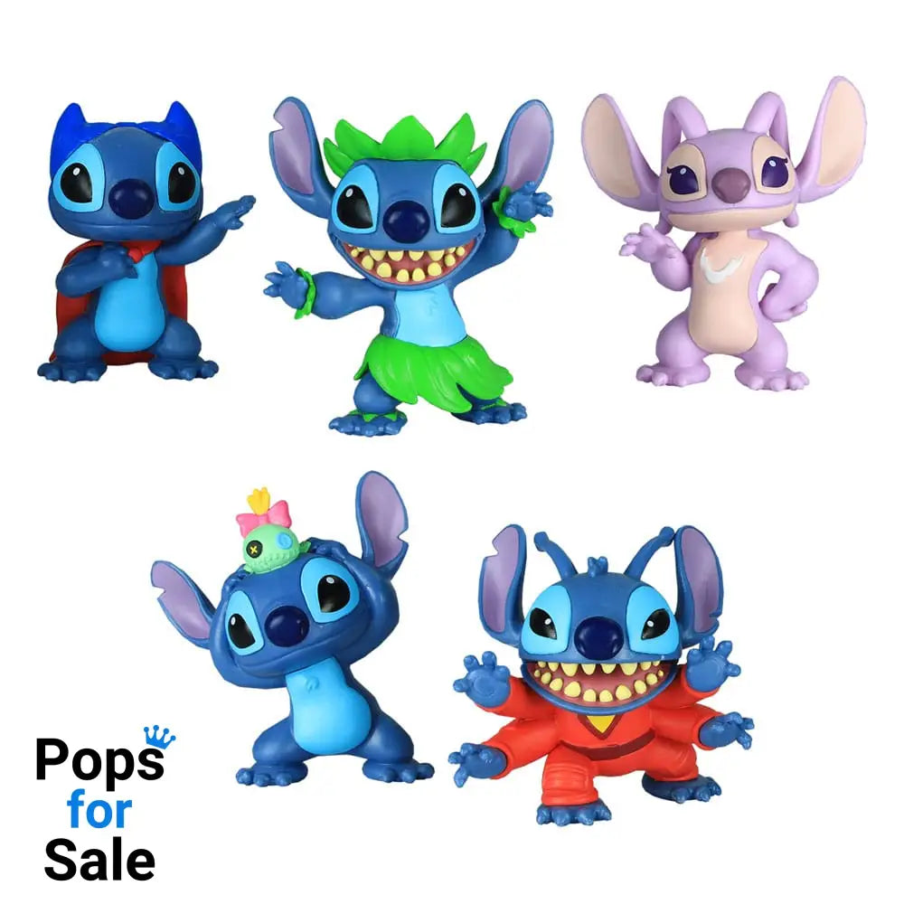 Lilo & Stitch Mini Figure 5-Pack Stitch Collectible Figure Set 7 cm