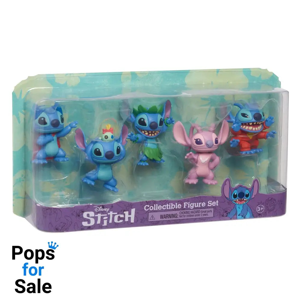 Lilo & Stitch Mini Figure 5-Pack Stitch Collectible Figure Set 7 cm