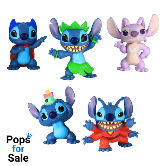 Lilo & Stitch Mini Figure 5-Pack Stitch Collectible Figure Set 7 cm Mini-figures