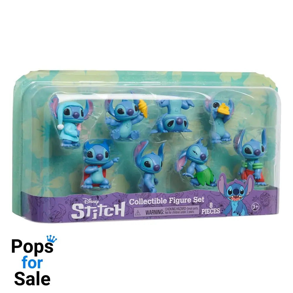 Lilo & Stitch Mini Figure 8-Pack Stitch Collectible Figure Set 7 cm