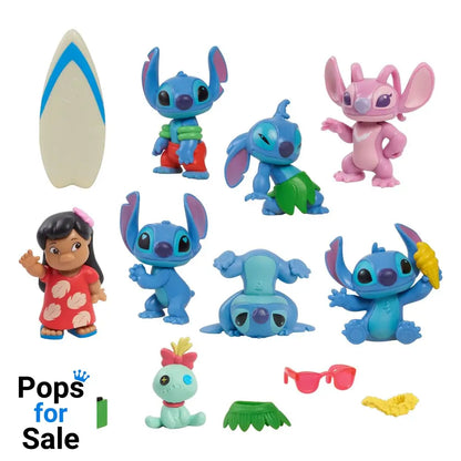 Lilo & Stitch Mini Figure 8-Pack Stitch Deluxe Figure Set 7 cm