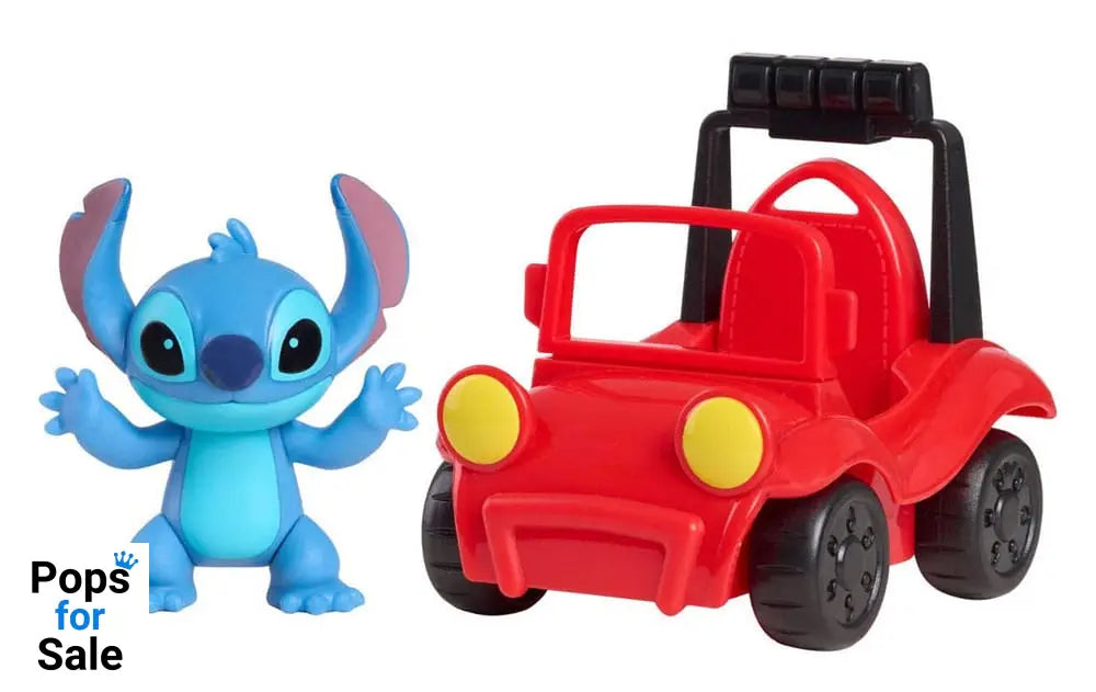 Lilo & Stitch Mini Figure Playset Stitch & beach buggy 7,5 cm