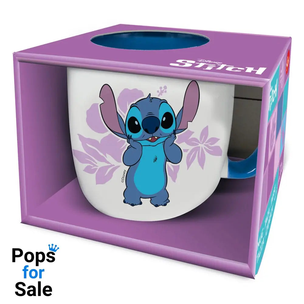 Lilo & Stitch Mug Stitch pink Flowers 385 ml
