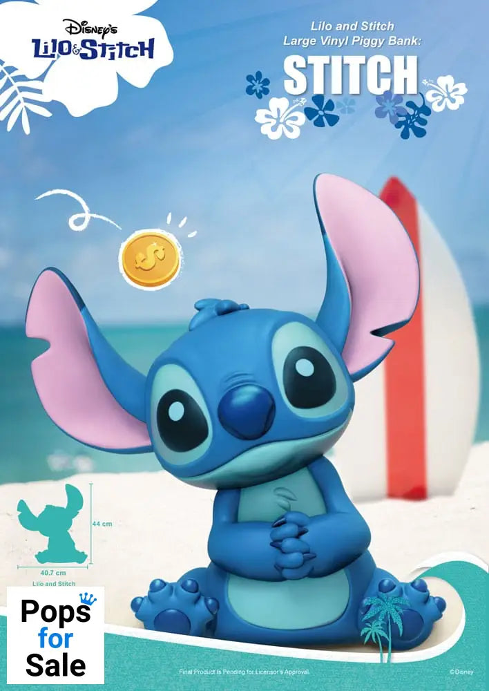 Lilo & Stitch Piggy Vinyl Bank Stitch 44 cm