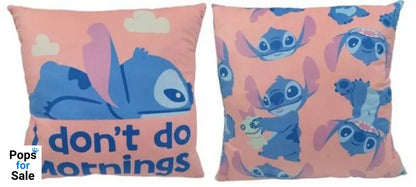 Lilo & Stitch Pillow Stitch I don't do mornings 40 cm