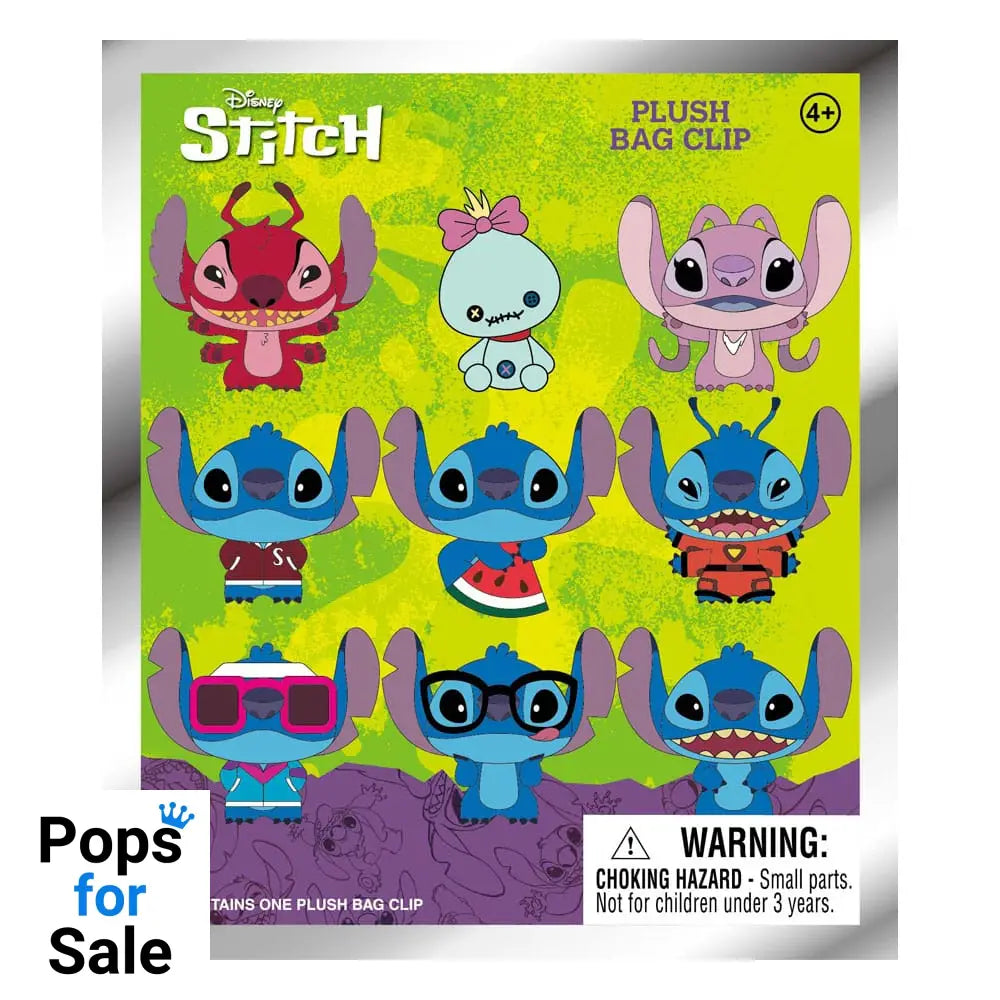 Lilo & Stitch Plush Bag Clips Stitch Display (24)