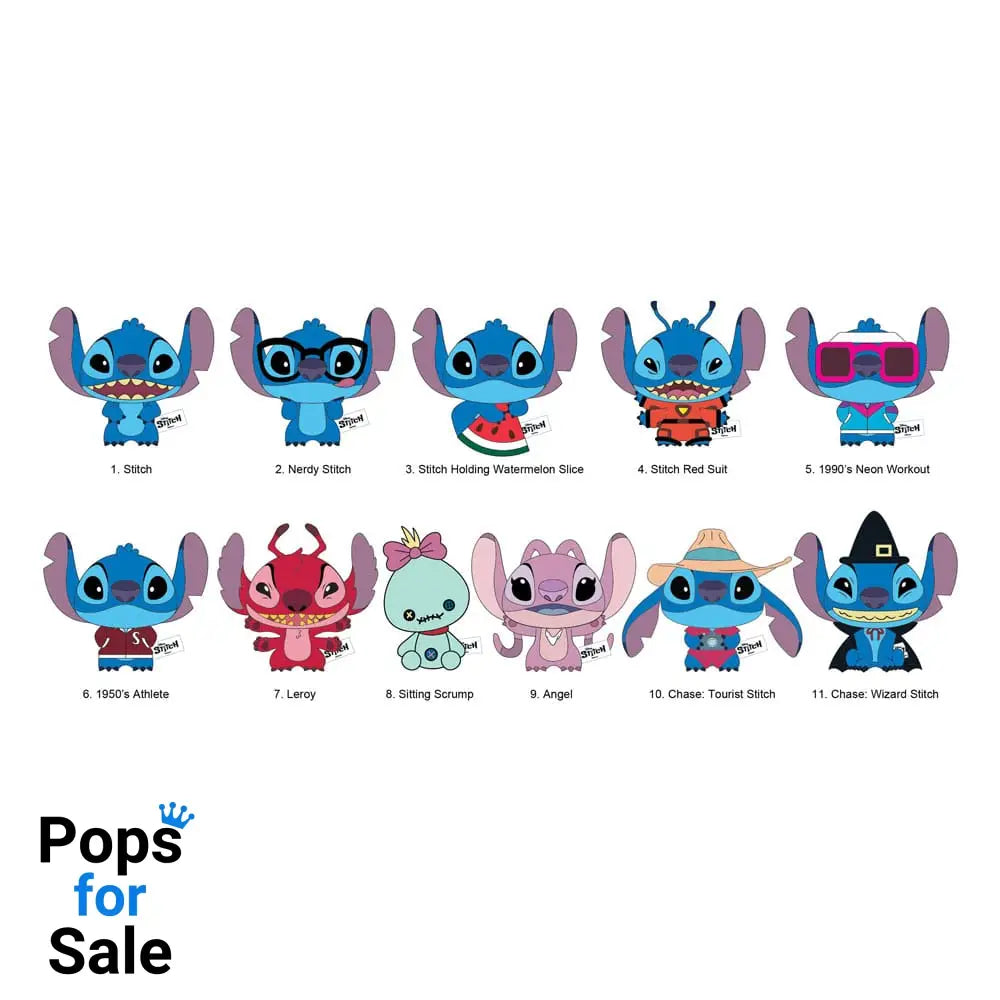 Lilo & Stitch Plush Bag Clips Stitch Display (24)