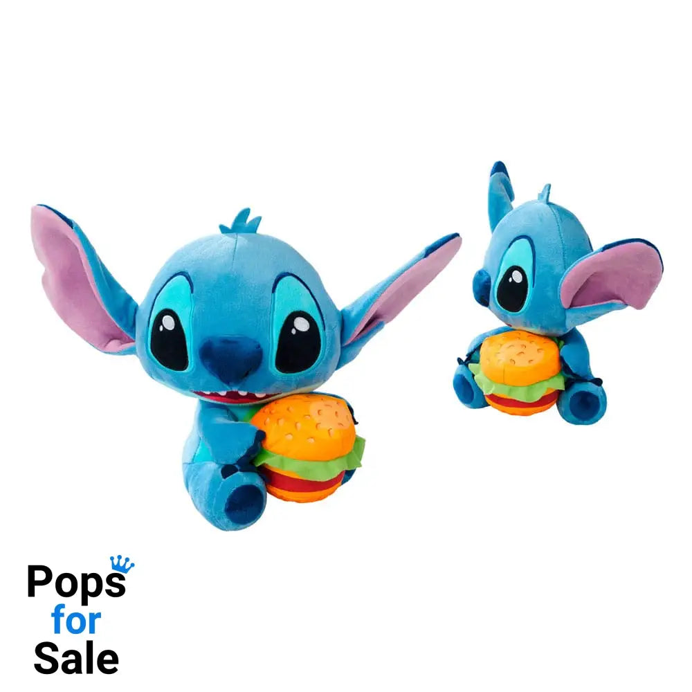 Lilo & Stitch Plush Figure Stitch with Burger 25 cm