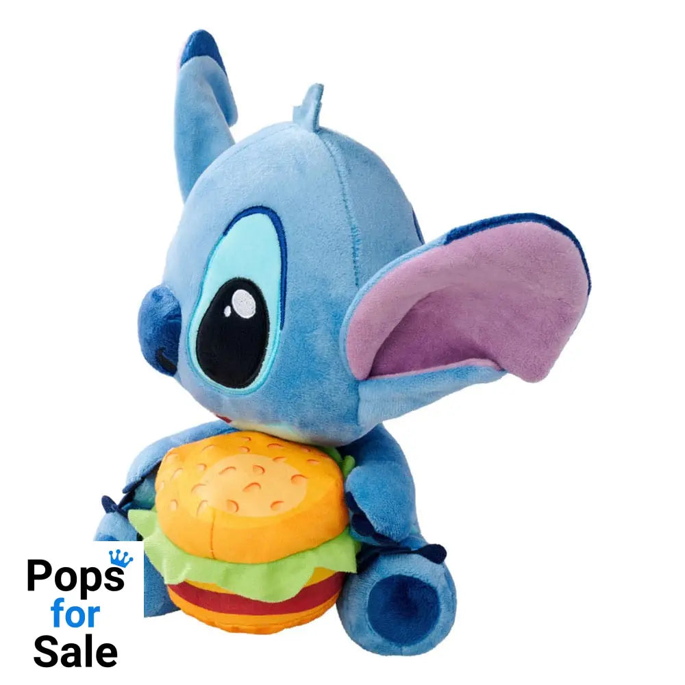 Lilo & Stitch Plush Figure Stitch with Burger 25 cm