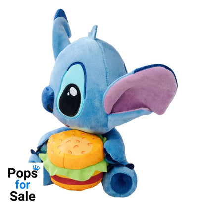 Lilo & Stitch Plush Figure Stitch with Burger 25 cm