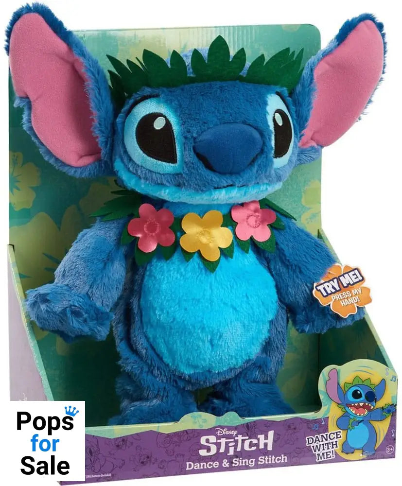 Lilo & Stitch Plush Figure with Dance and Sing Feature Stitch 38 cm