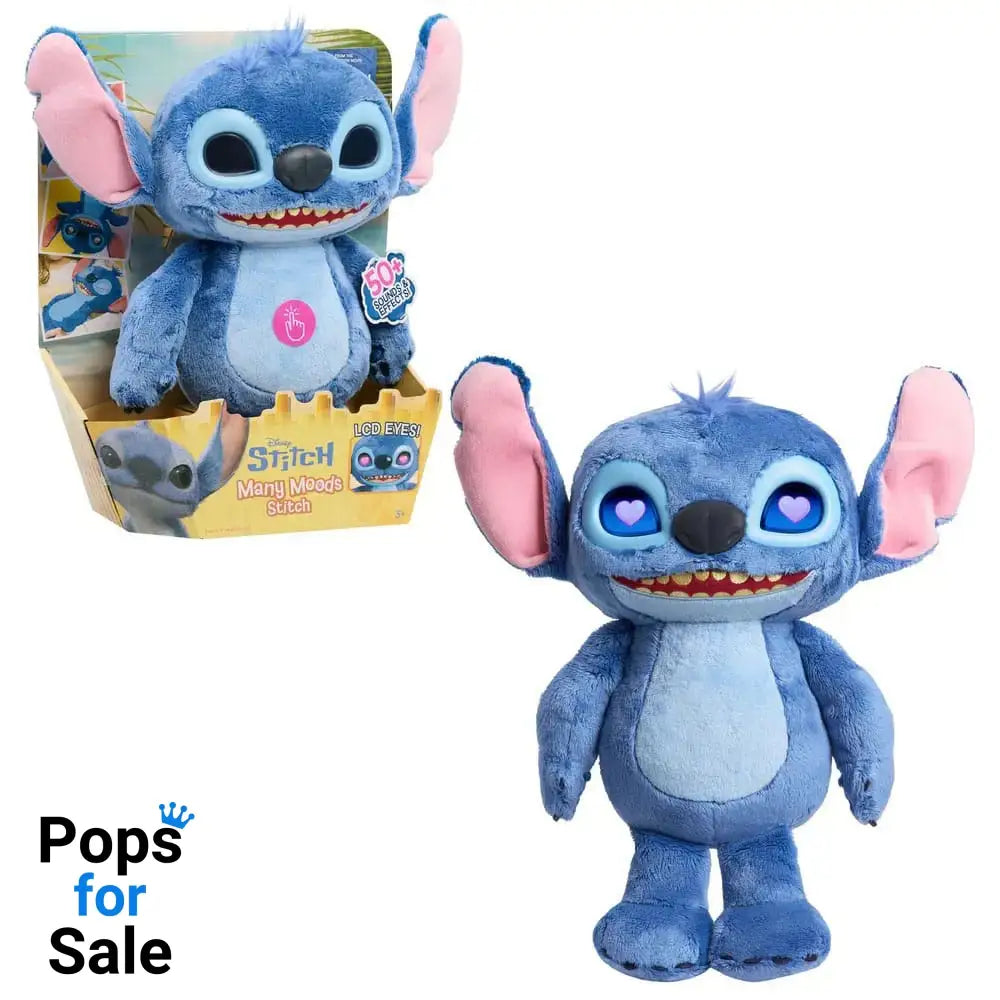 Lilo & Stitch Plush Figure with LCD Visual Effects and Sounds The Many Mood Stitch 36 cm