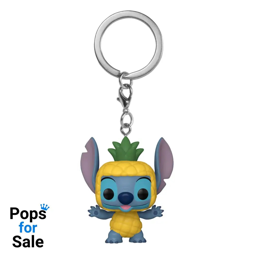 Lilo & Stitch Pocket POP! Vinyl Keychains 4 cm Stitch as Pineapple Display (12)