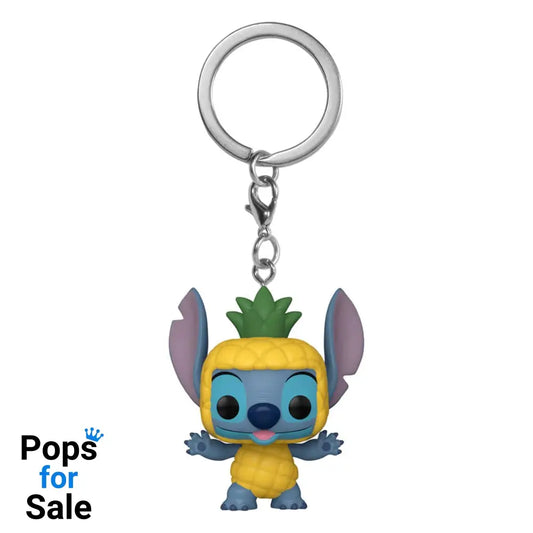 Lilo & Stitch Pocket POP! Vinyl Keychains 4 cm Stitch as Pineapple Display (12)