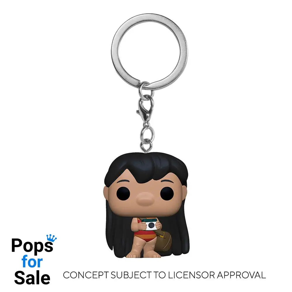 Lilo & Stitch Pocket POP! Vinyl Keychains 4 cm Lilo w/ Camera Display (12) Keyrings