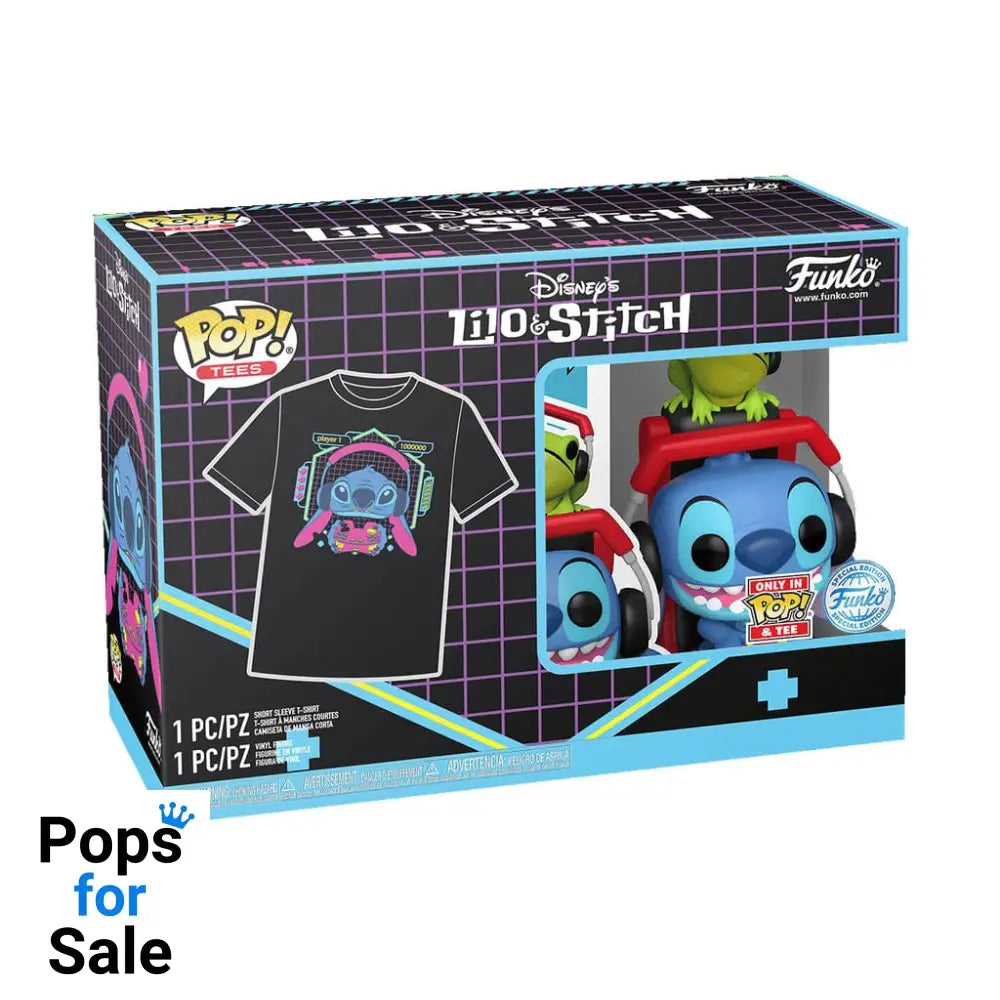 Lilo & Stitch POP! & Tee Box Gmr Stitch w/frog