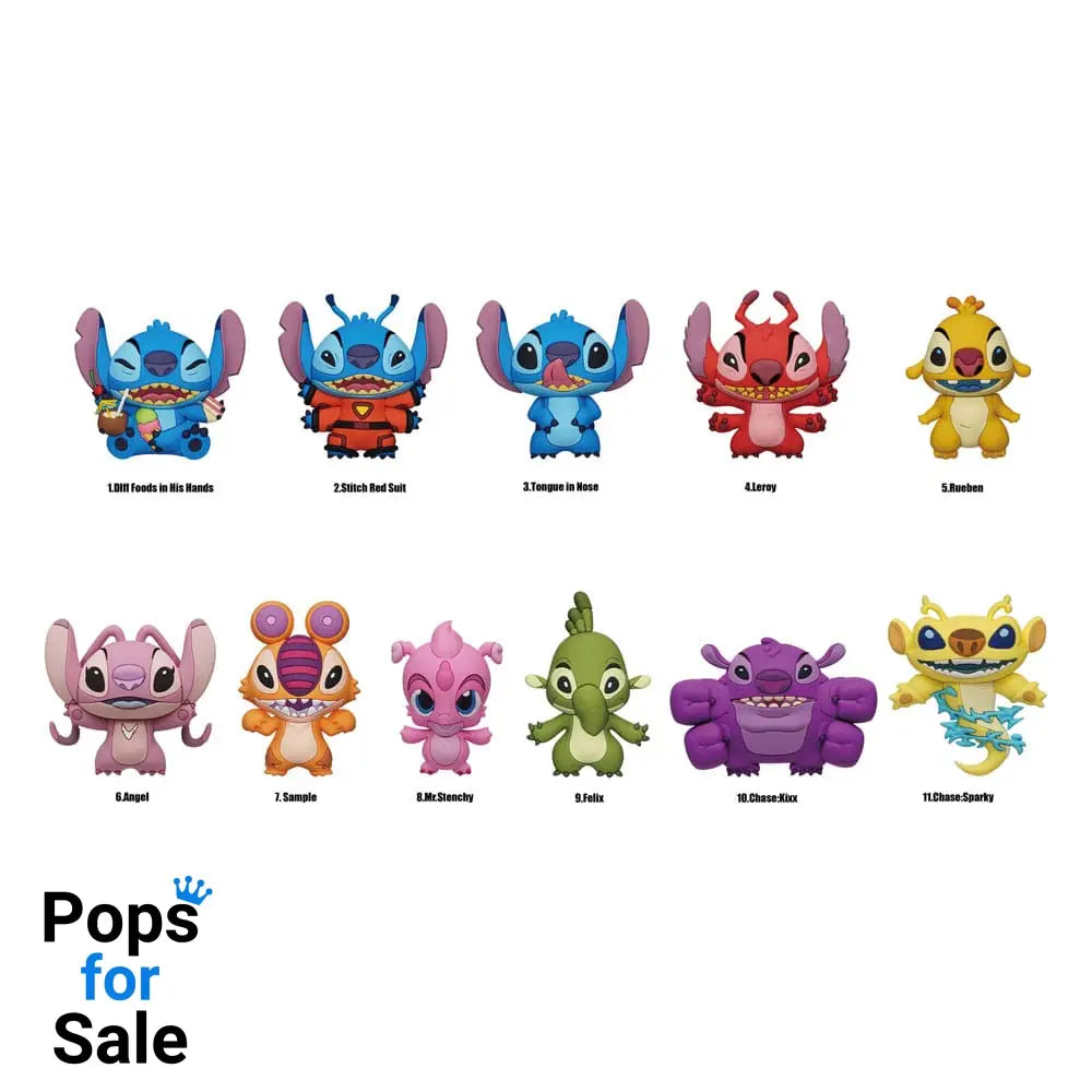 Lilo & Stitch PVC Bag Clips Serie 5 Display (24)