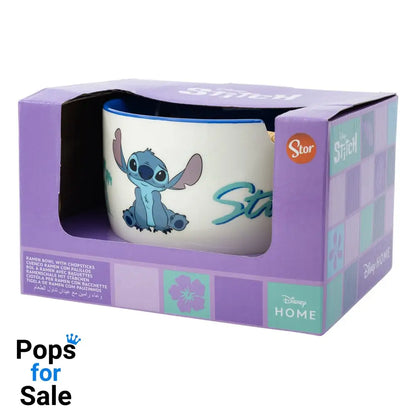 Lilo & Stitch Ramen Bowl with Chopsticks Stitch