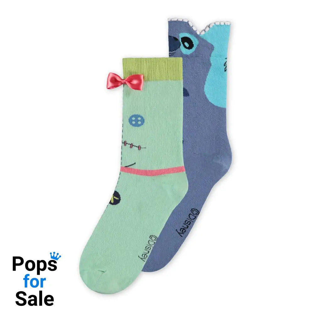 Lilo & Stitch Socks 2-Pack Doll 35-38 Footwear