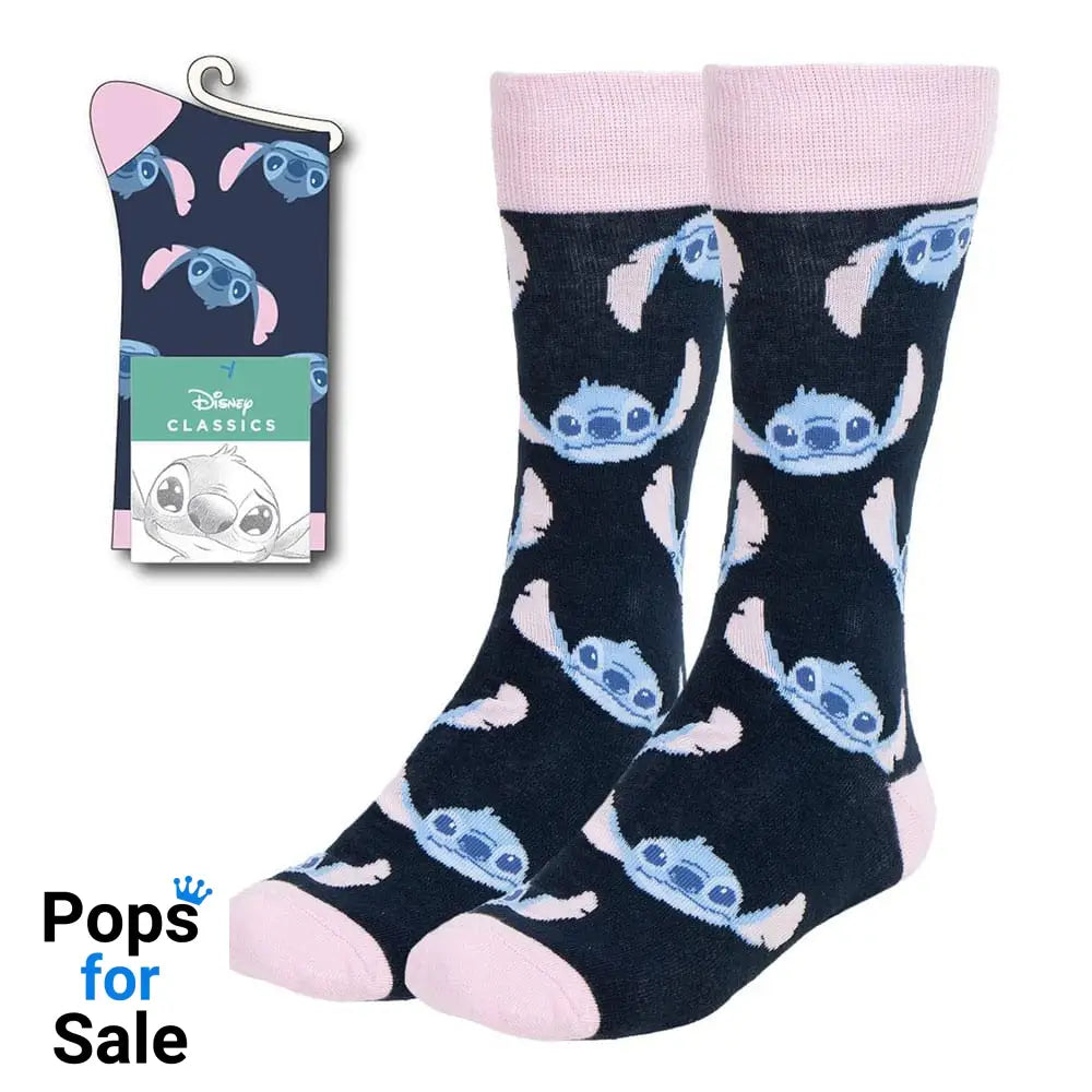 Lilo & Stitch Socks Stitch´s Face Rosa 36-43 Footwear