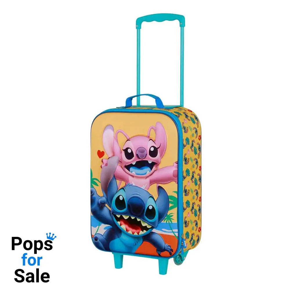 Lilo & Stitch Soft 3D Trolley Suitcase Stitch Ocean Blue 52 cm Bags