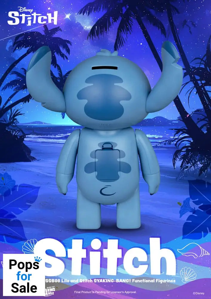 Lilo & Stitch Syaing Bang Vinyl Bank Stitch 30 cm