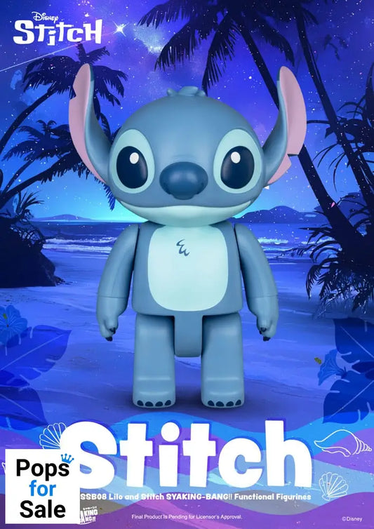 Lilo & Stitch Syaing Bang Vinyl Bank Stitch 30 cm