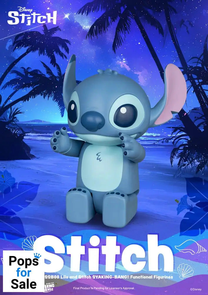 Lilo & Stitch Syaing Bang Vinyl Bank Stitch 30 cm