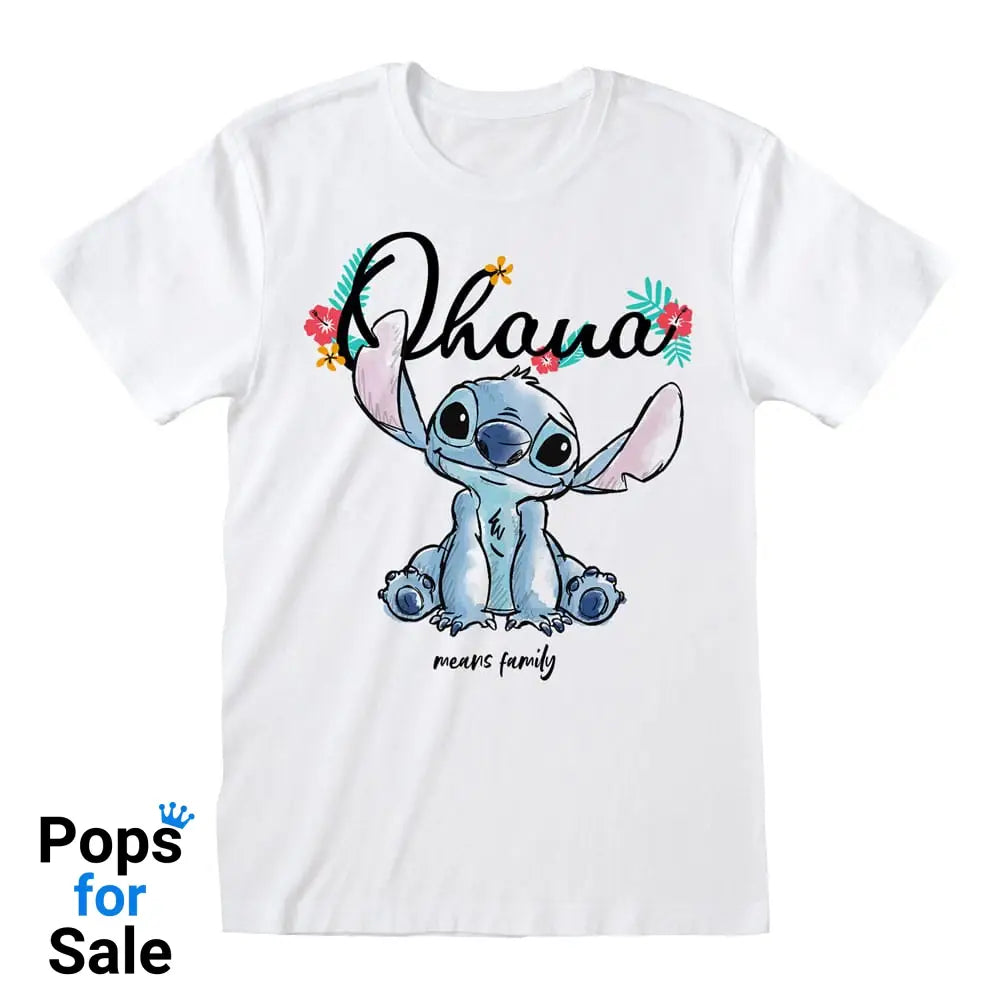 Lilo & Stitch T-Shirt Ohana Means Family White