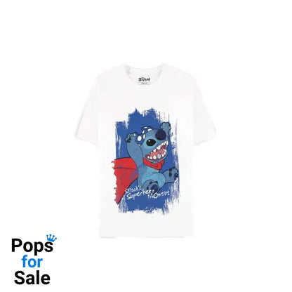 Lilo & Stitch T-Shirt Superhero White
