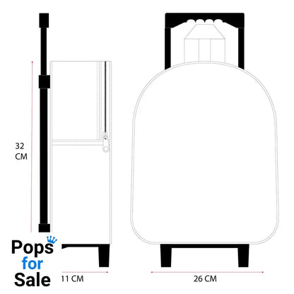 Lilo & Stitch Trolley Backpack 3D Great Escapes 32 cm