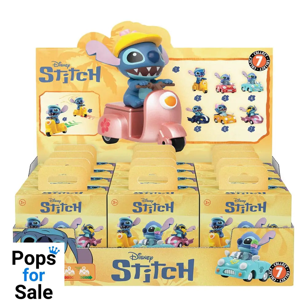 Lilo & Stitch Zoom Hero Pullback Vehicles with Figures Stitch (Blind Box Ver.) Assortment (12)