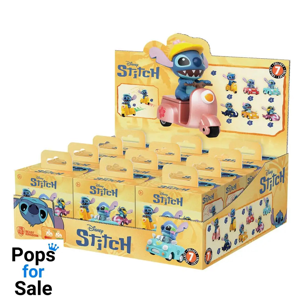 Lilo & Stitch Zoom Hero Pullback Vehicles with Figures Stitch (Blind Box Ver.) Assortment (12)