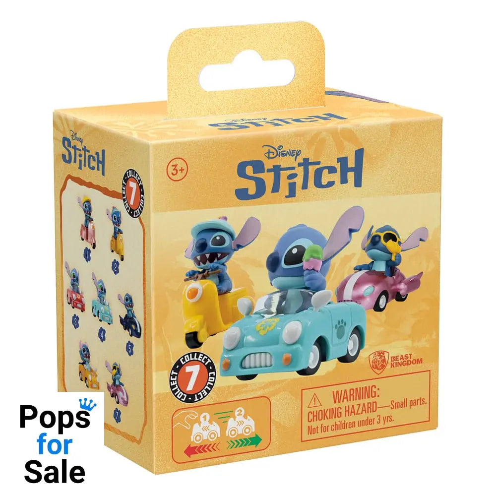 Lilo & Stitch Zoom Hero Pullback Vehicles with Figures Stitch (Blind Box Ver.) Assortment (12)