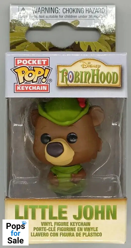 Little John - Funko Keychain - Disney’s Robin Hood Funko POP - Brand New