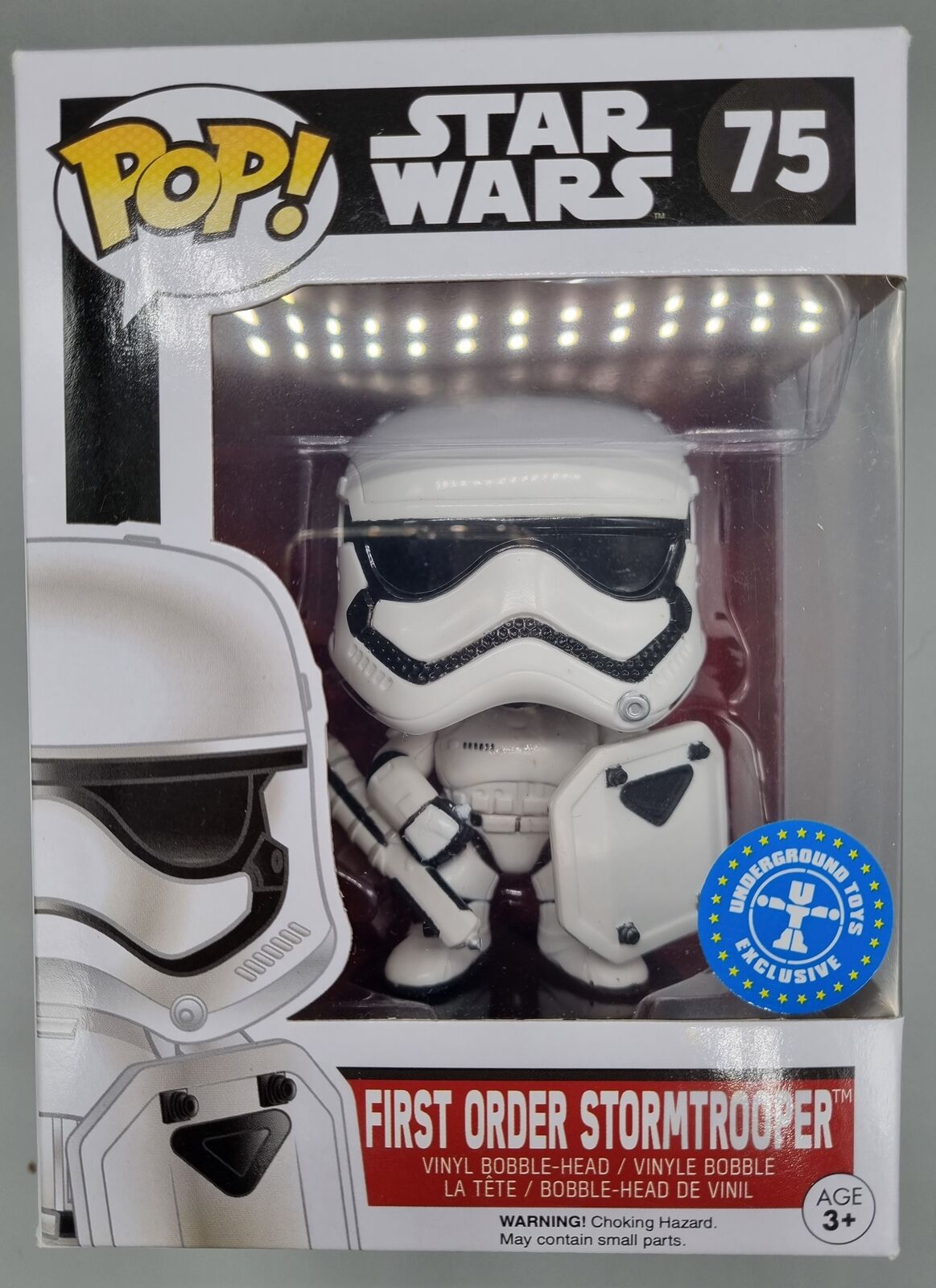 75 First Order Stormtrooper (Riot Gear) - Star Wars Funko POP