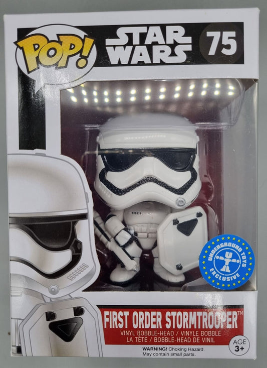 75 First Order Stormtrooper (Riot Gear) - Star Wars Funko POP