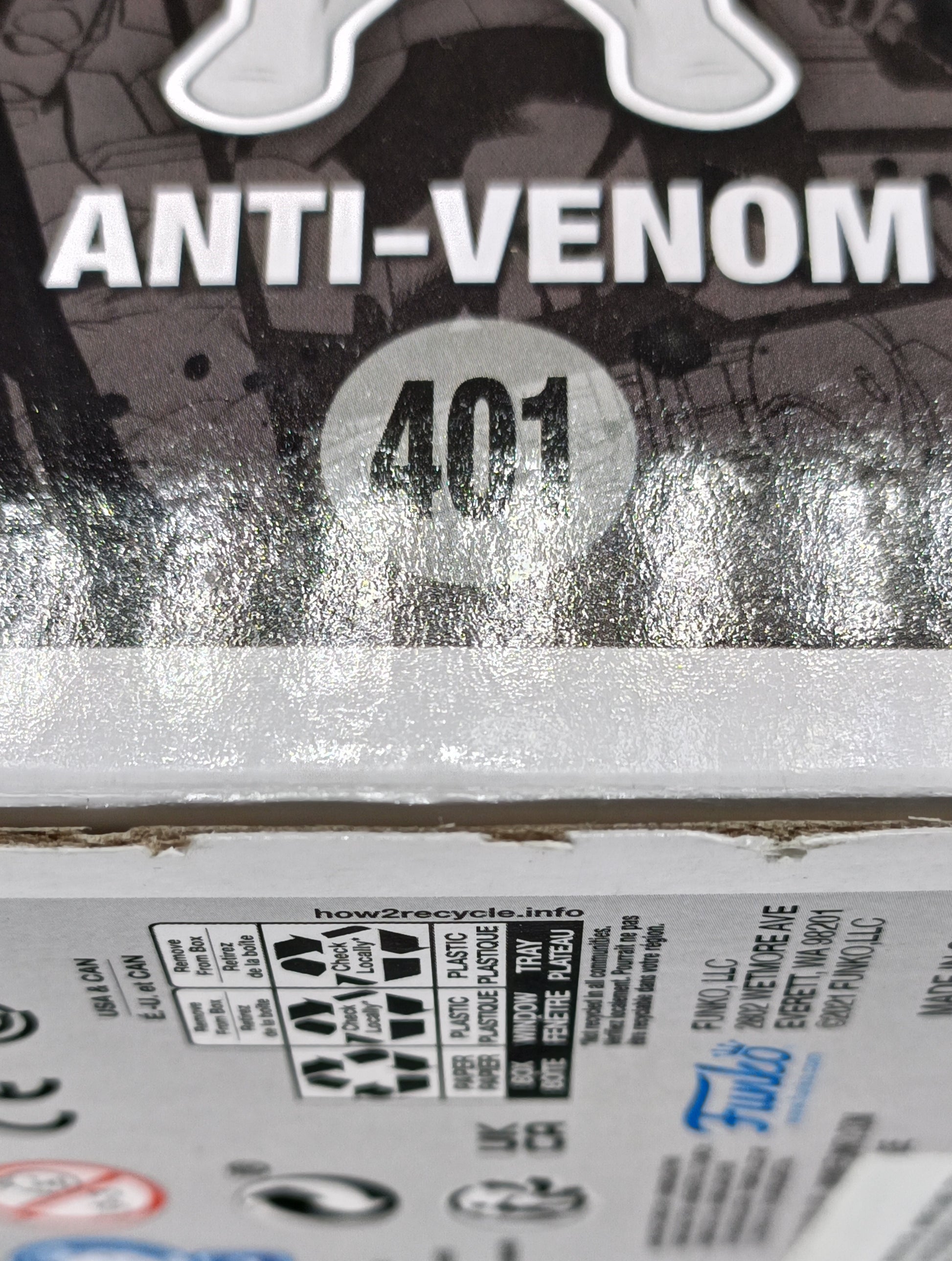 #401 Anti-Venom - Glow - Marvel Venom - Box Damaged Funko POP