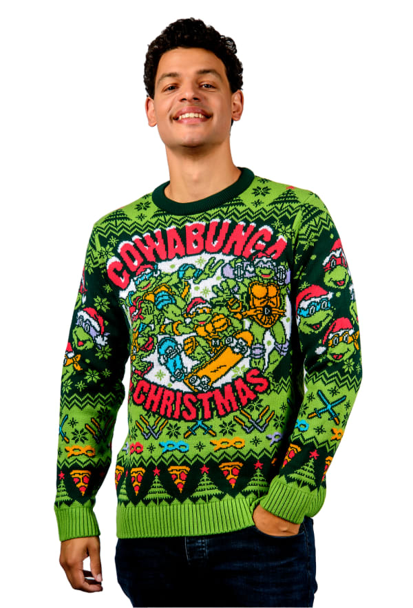 Teenage Mutant Ninja Turtles Christmas Jumper (Size S)