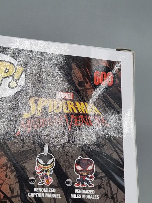 #600 Venomized Miles Morales Marvel Spiderman Max Ven Box Damaged Funko POP
