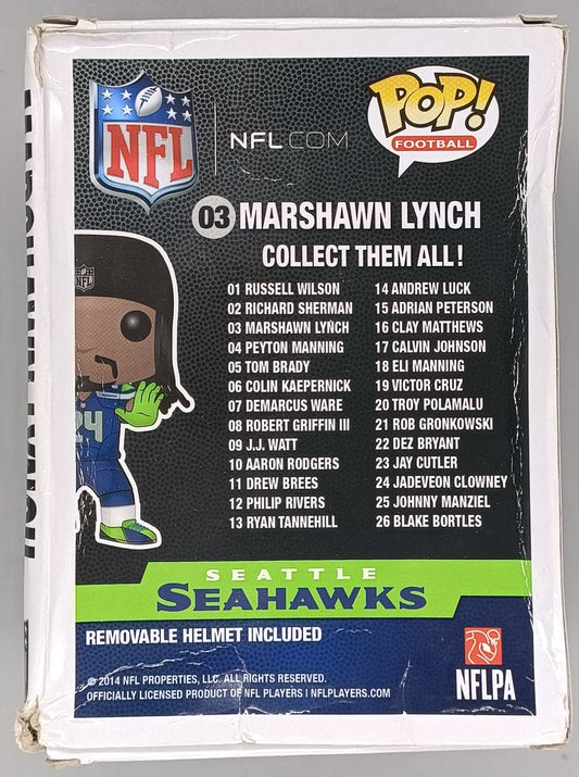 03 Marshawn Lynch - NFL Seattle Seahawks - Funko POP - Box Damaged
