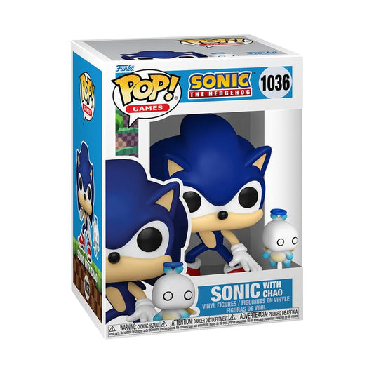 1036 Sonic with Chao - Sonic The Hedgehog Funko POP - Brand New