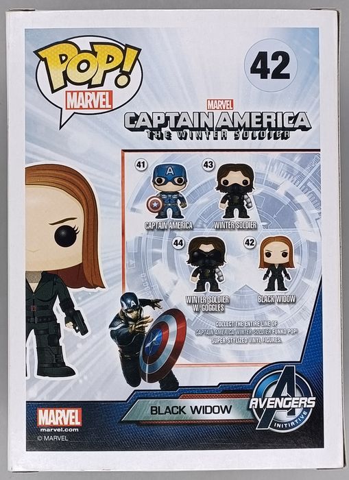 #42 Black Widow - Marvel Captain America 2 Wint - Box Damaged Funko POP
