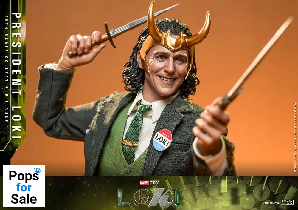 Loki Action Figure 1/6 President Loki 31 cm