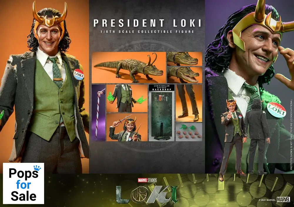 Loki Action Figure 1/6 President Loki 31 cm