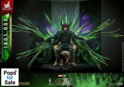 Loki DX Action Figure 1/6 God Loki Artisan Edition Hot Toys Exclusive 31 cm