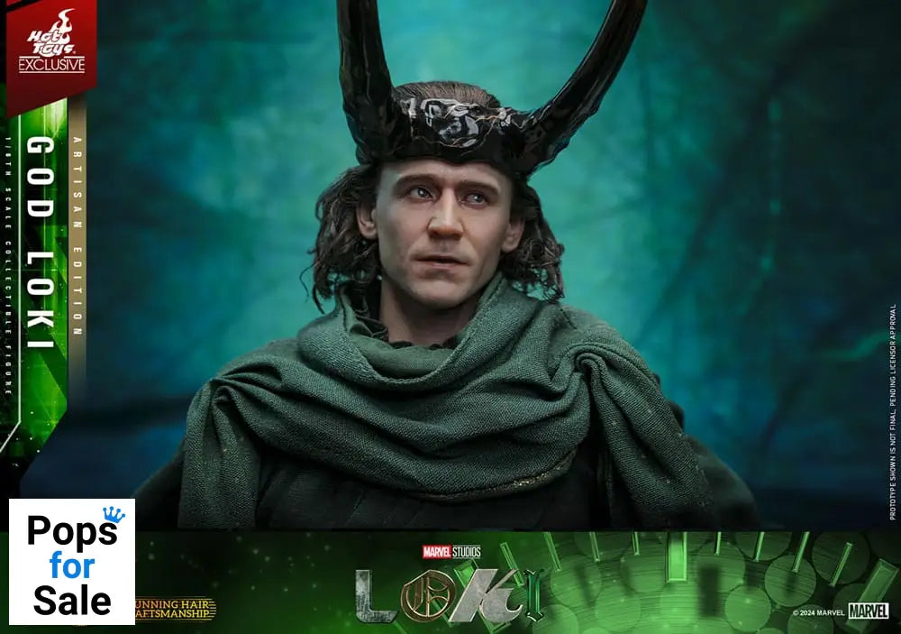 Loki DX Action Figure 1/6 God Loki Artisan Edition Hot Toys Exclusive 31 cm