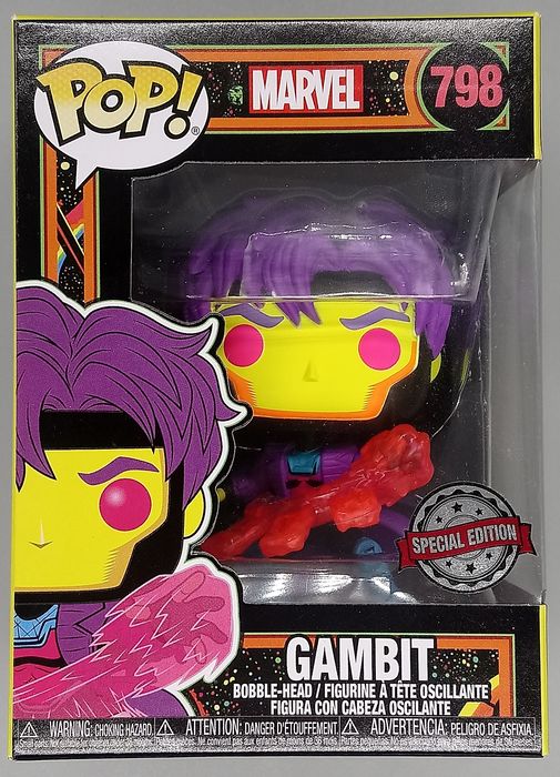 798 Gambit (Blacklight) - Marvel X-Men Funko POP